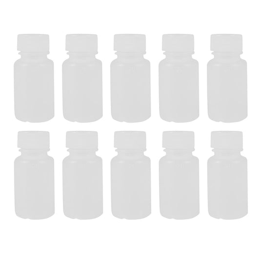 5stueck 20ml Weisser Mini Travel Leere Plastik Alkohol Alkoholflasche