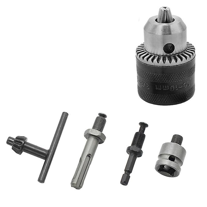 5pcs 3/8-24unf Drill Chuck Set Drill Adapter Changed Impact Wrench