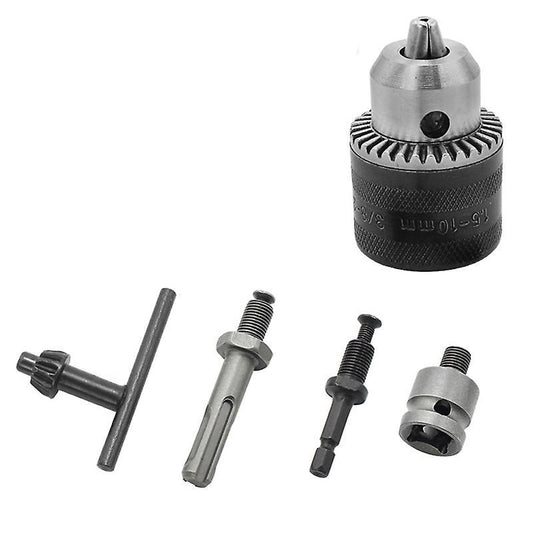 5pcs 3/8-24unf Drill Chuck Set Drill Adapter Changed Impact Wrench