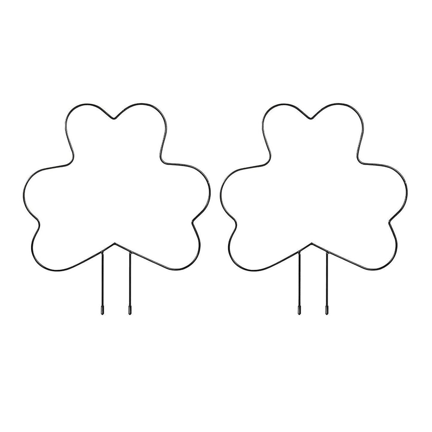 2pc Rust-proof Metal Support Line for Garden Potted Climbing Stems-b