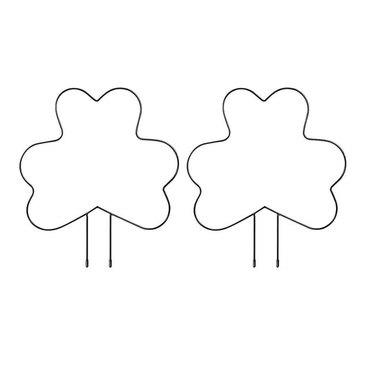 2pc Rust-proof Metal Support Line for Garden Potted Climbing Stems-b