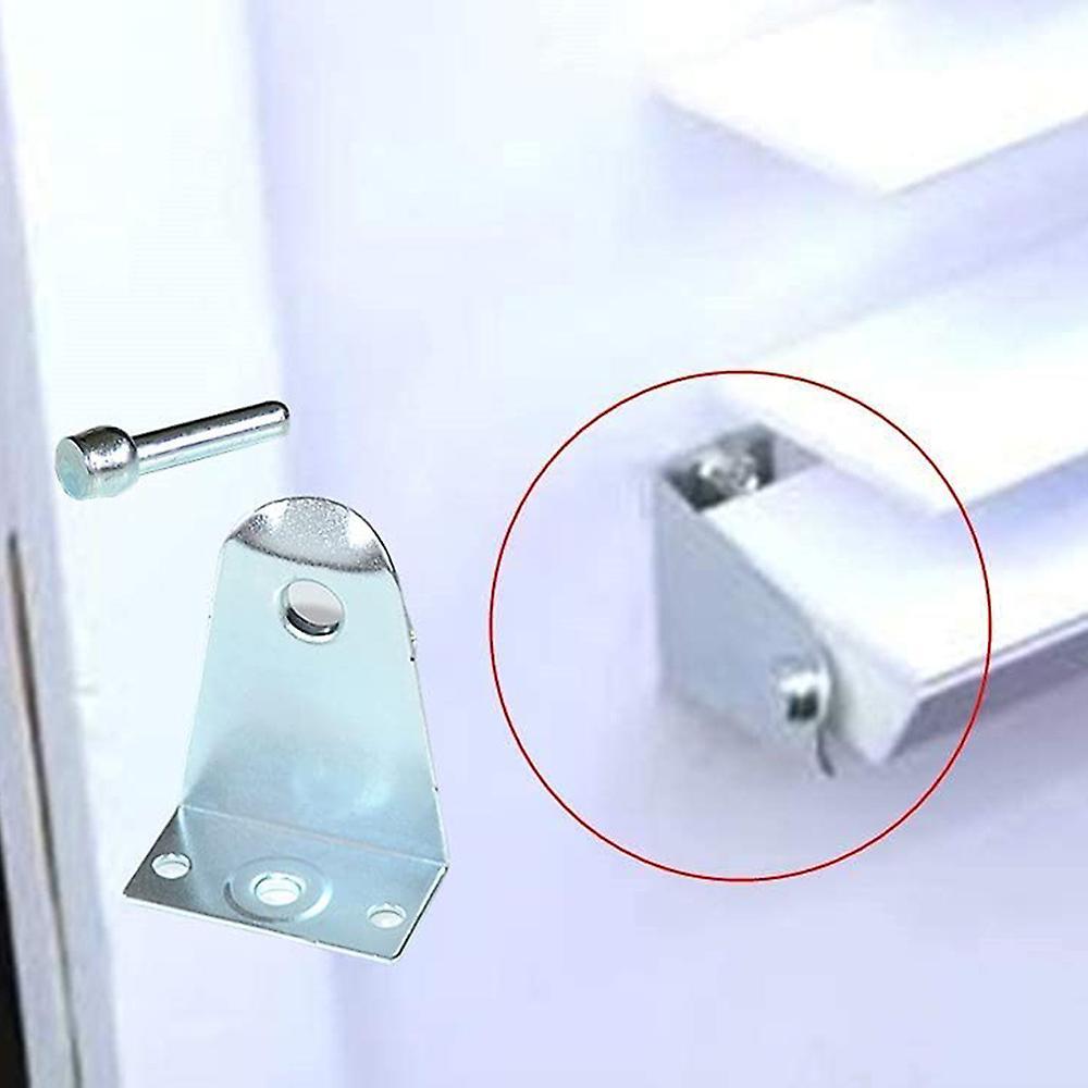 Metal Hold Down Brackets and Pins, for Horizontal Blind Shades Window
