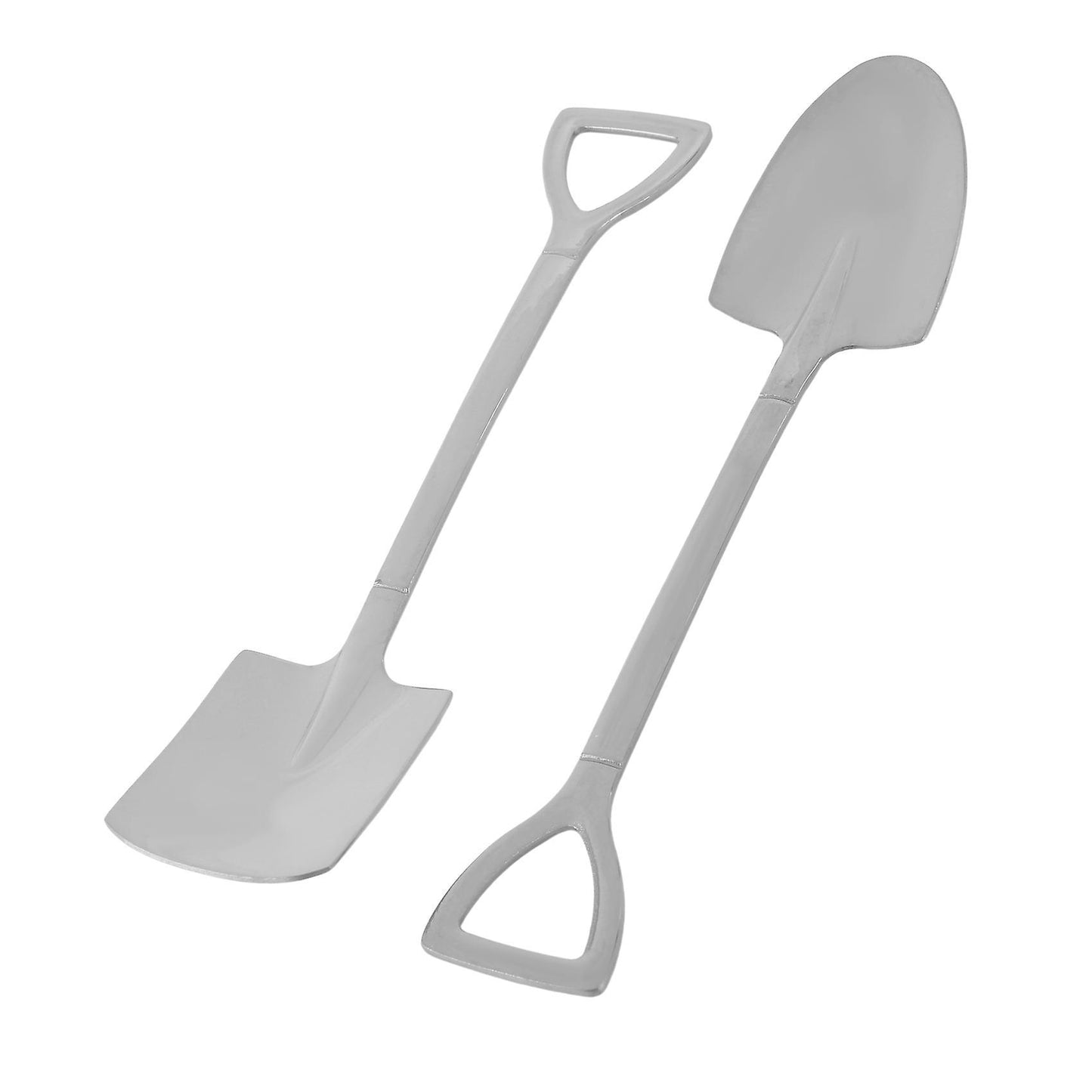 Dessert Spoons Set Shovel Shaped Stainless Steel Spoons ,a