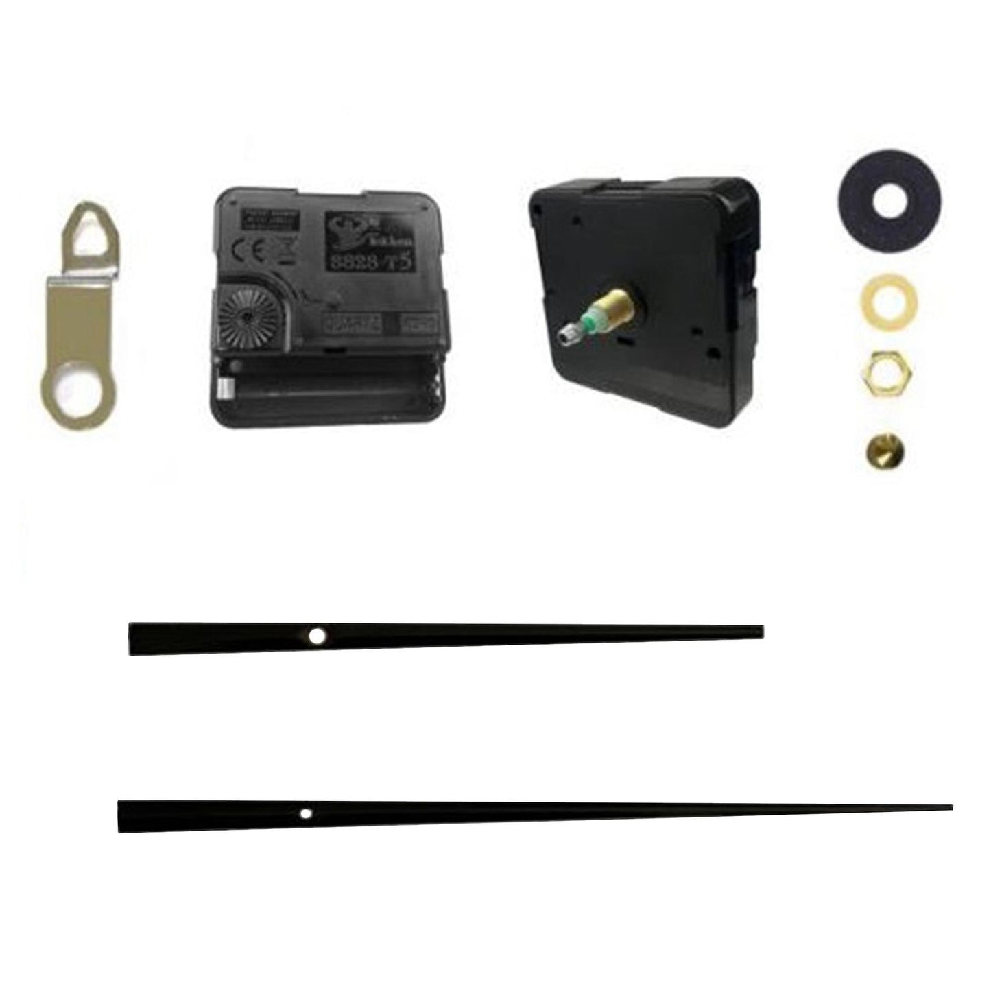 High Torque Quartz Clock Movement Mechanism with 12 Inch Spade Hands