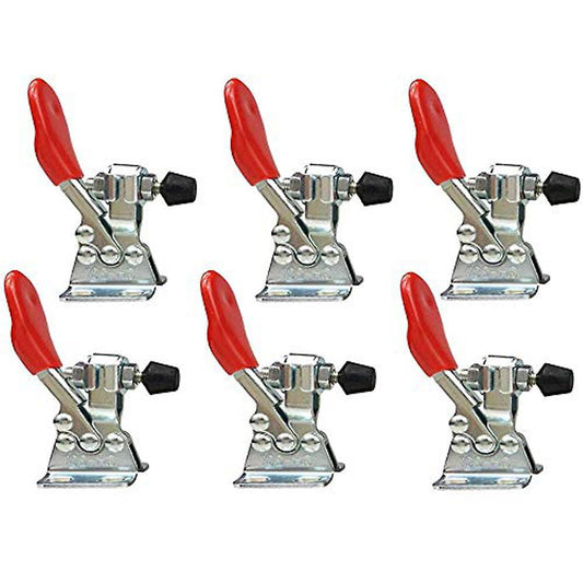6 Pcs Toggle Clamp Gh-201a 27kg Quick Release Tool Horizontal Clamps