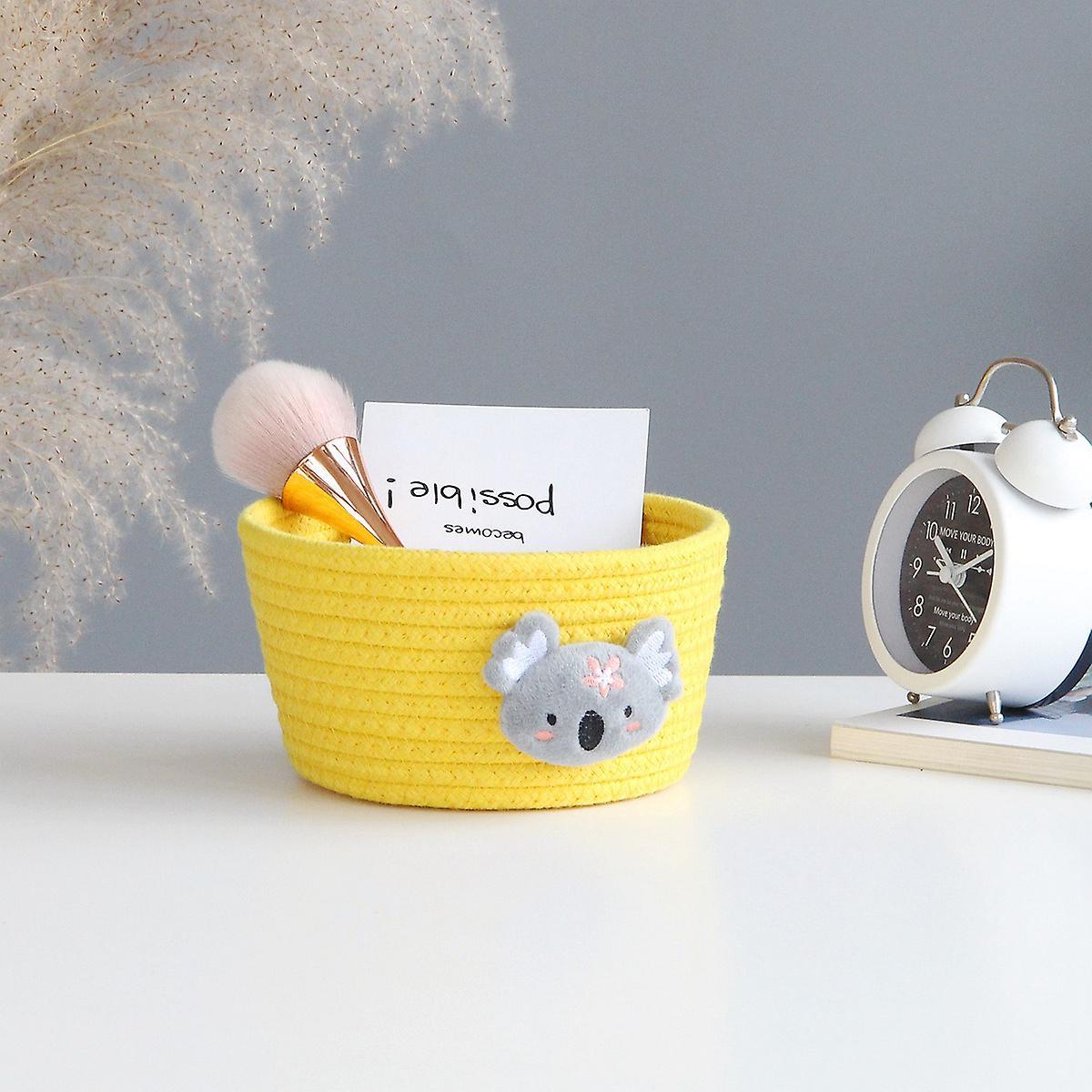 Animals Woven Storage Basket Kids Toys Storage Box- Jute Lion
