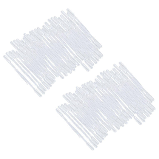 100 Pcs Laboratory Set Clear Plastic Graduated Pipette Droppers 3ml