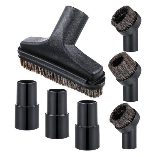 7 Pieces 25mm and 36mm Round Brush 5.9 Inch Floor Brush 1.25 Brush