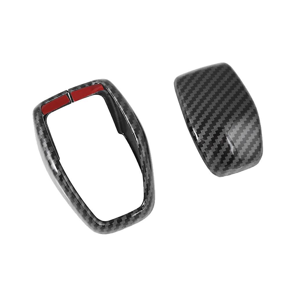 Car Carbon Fiber Gear Shift Knob Cover for Toyota Venza Harrier Rav4