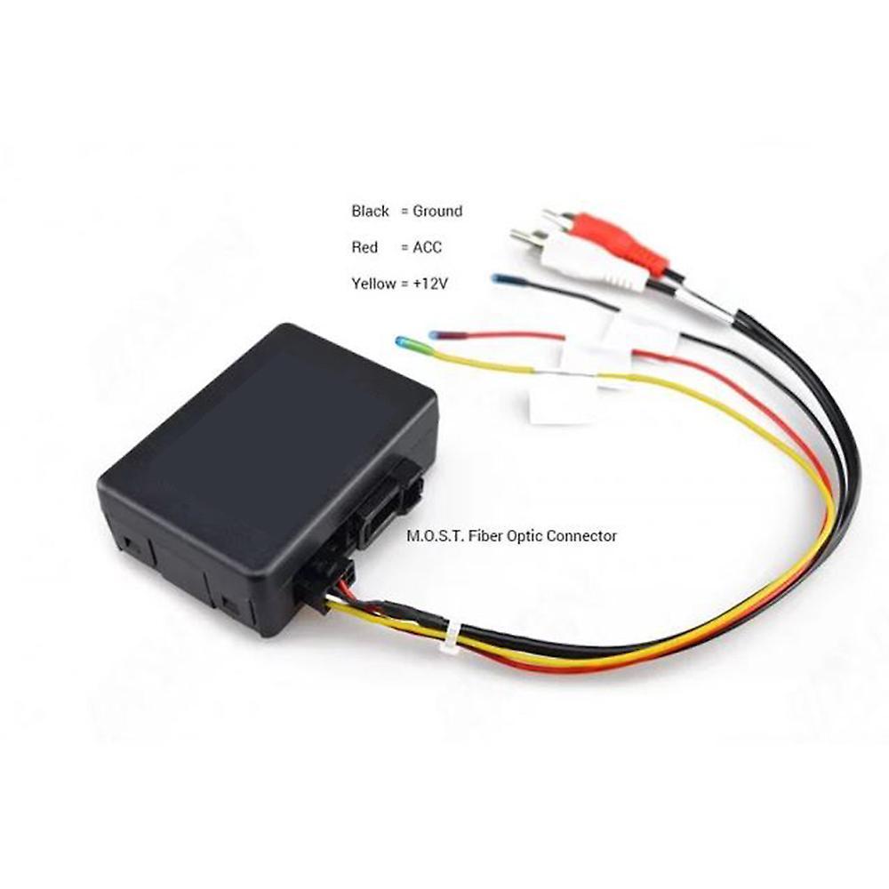 Car Rca Audio Optic Fiber Amplifier for -bmw X1 E90 E91 E87 E70