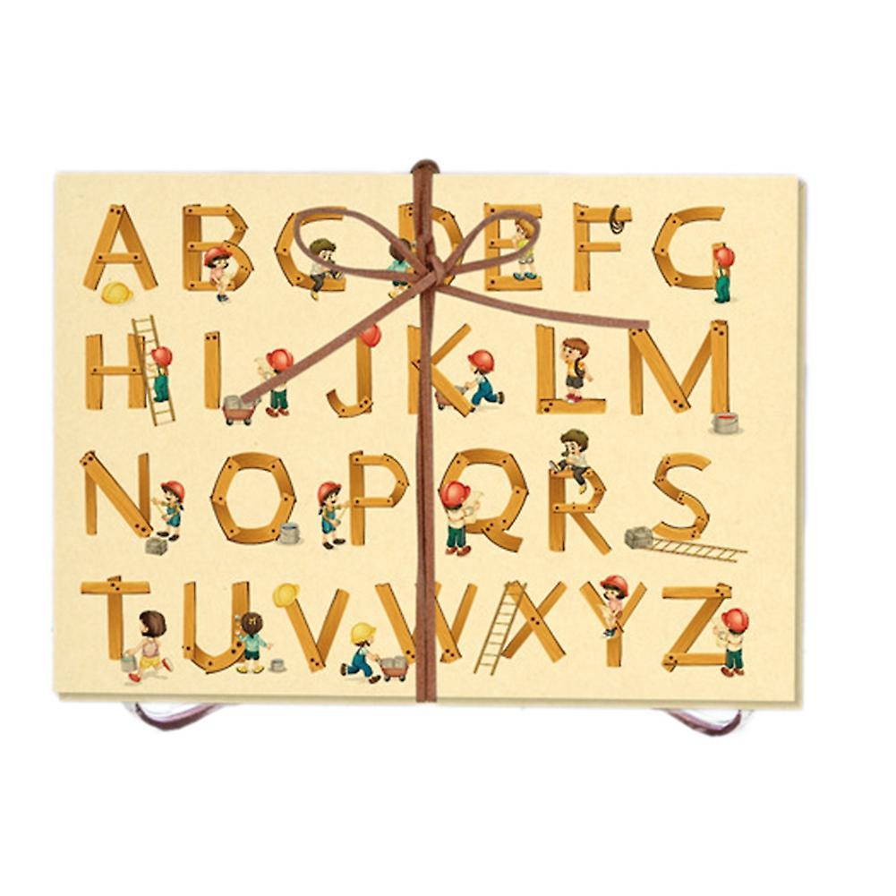 1 Letters Cover Accordion Foldable Photo Album Diy Scrapbook Crafts