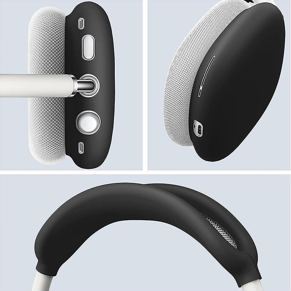 1 Set Earphone Scratch-resistant Headband Cover for Airpods (black)