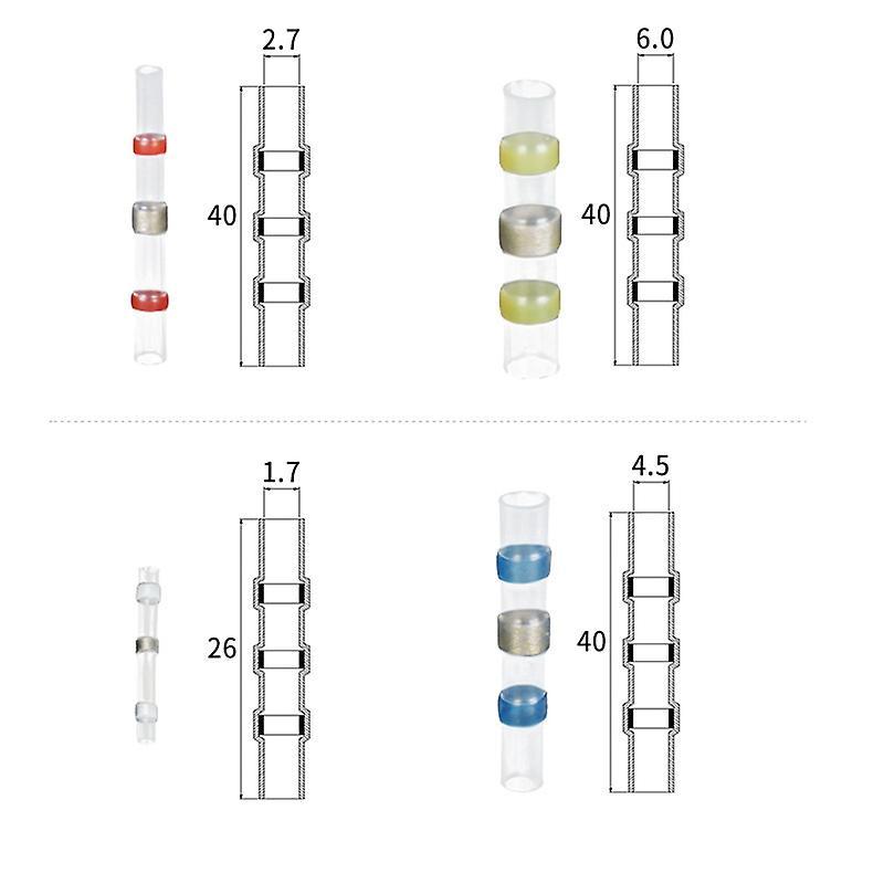 Heat Shrinkable Butt Joint Electrical Wire Connector Welding Bushing