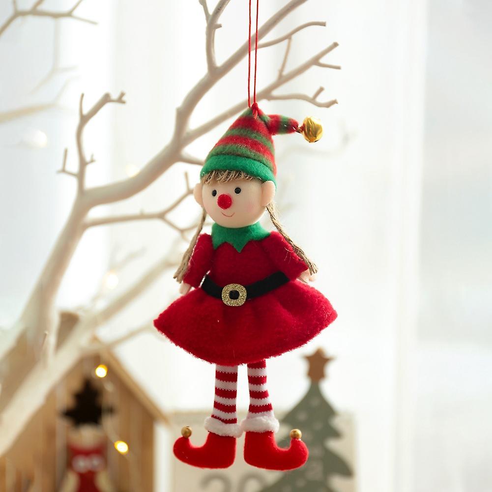 Santa Claus Doll Christmas Tree Decoration for Home Xmas Gifts B