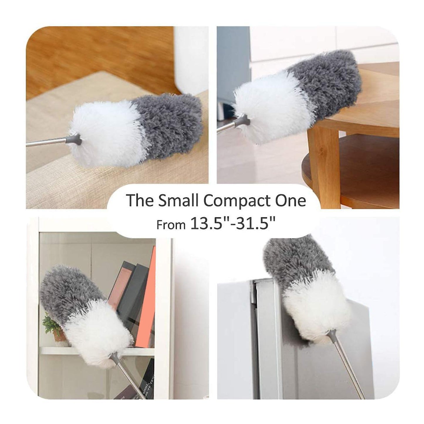 Microfiber Duster for Cobwebs,ceiling Fan,blinds,furniture,cars