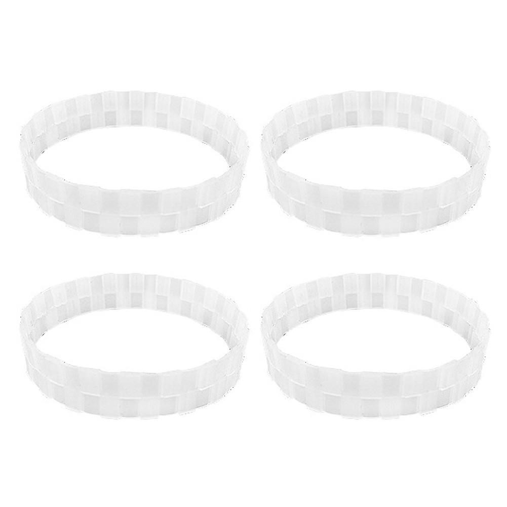 For Ecovacs Sweeper Tire Ring Accessories Anti-wear Tire Skin, 4pcs