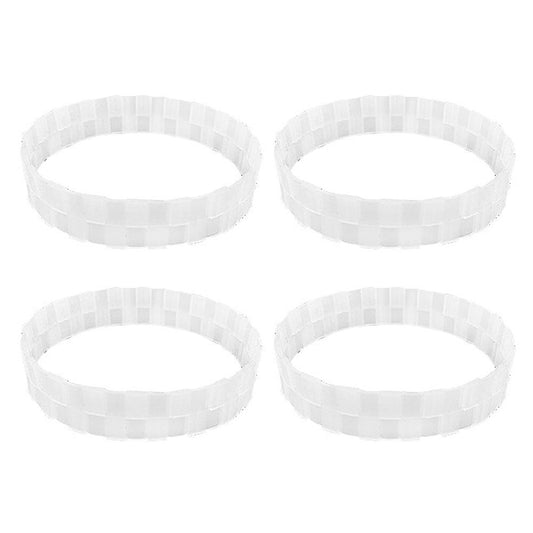 For Ecovacs Sweeper Tire Ring Accessories Anti-wear Tire Skin, 4pcs
