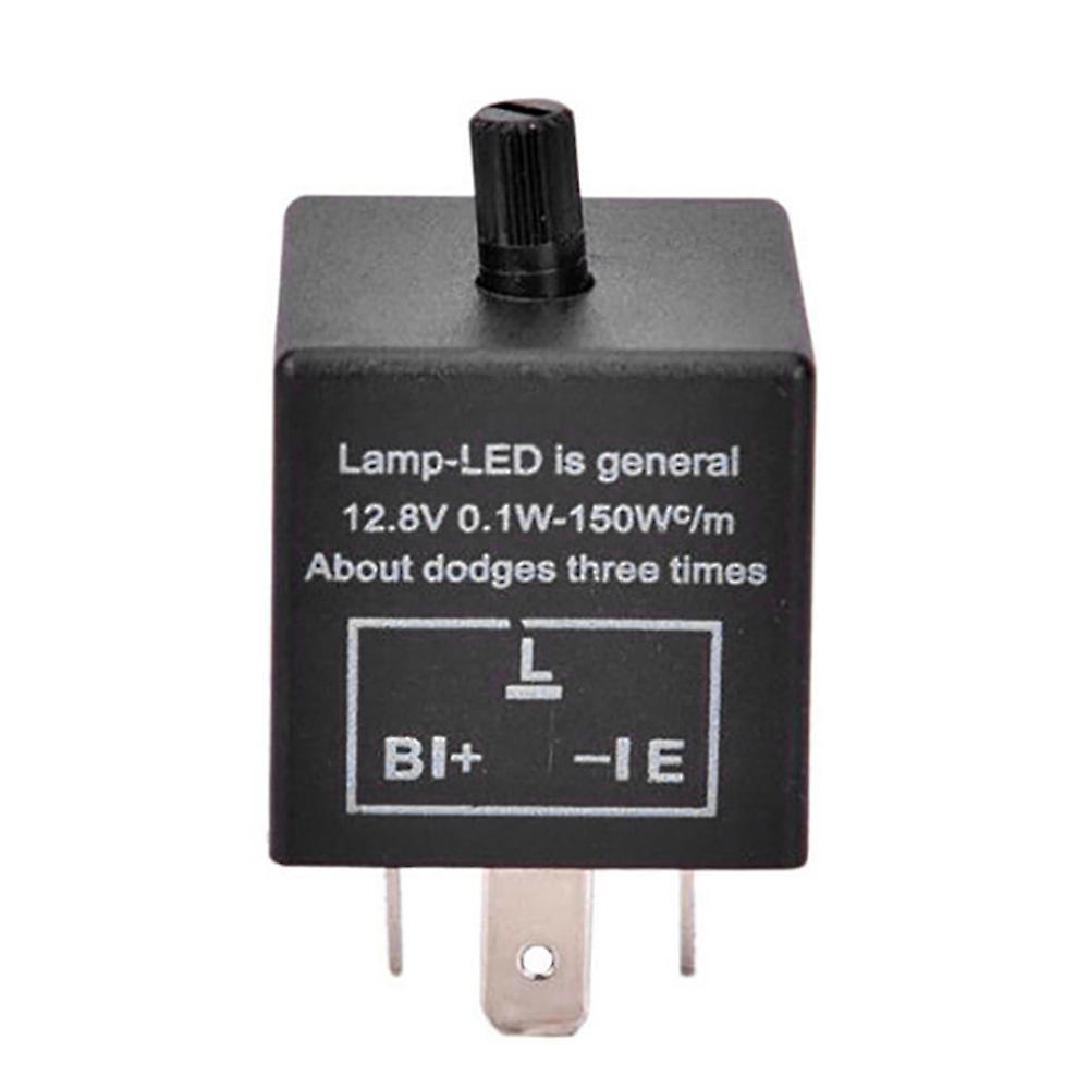 Electronic Led Adjustable Flasher Relay for Turn Signal Light Blinker