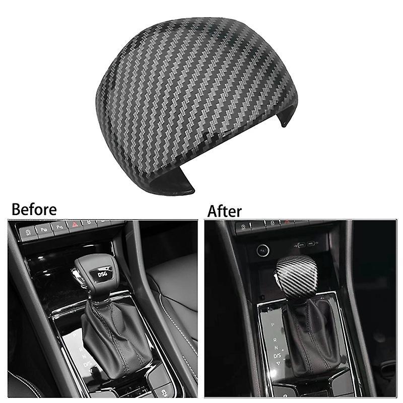 Gear Head Knob Shift Cover Trim Shift Knob for Skoda Kodiaq Gt 17-19