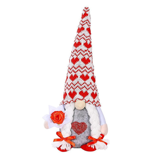 Valentines Day Decor - Home Table Elf Gnomes Decor Ornaments, B