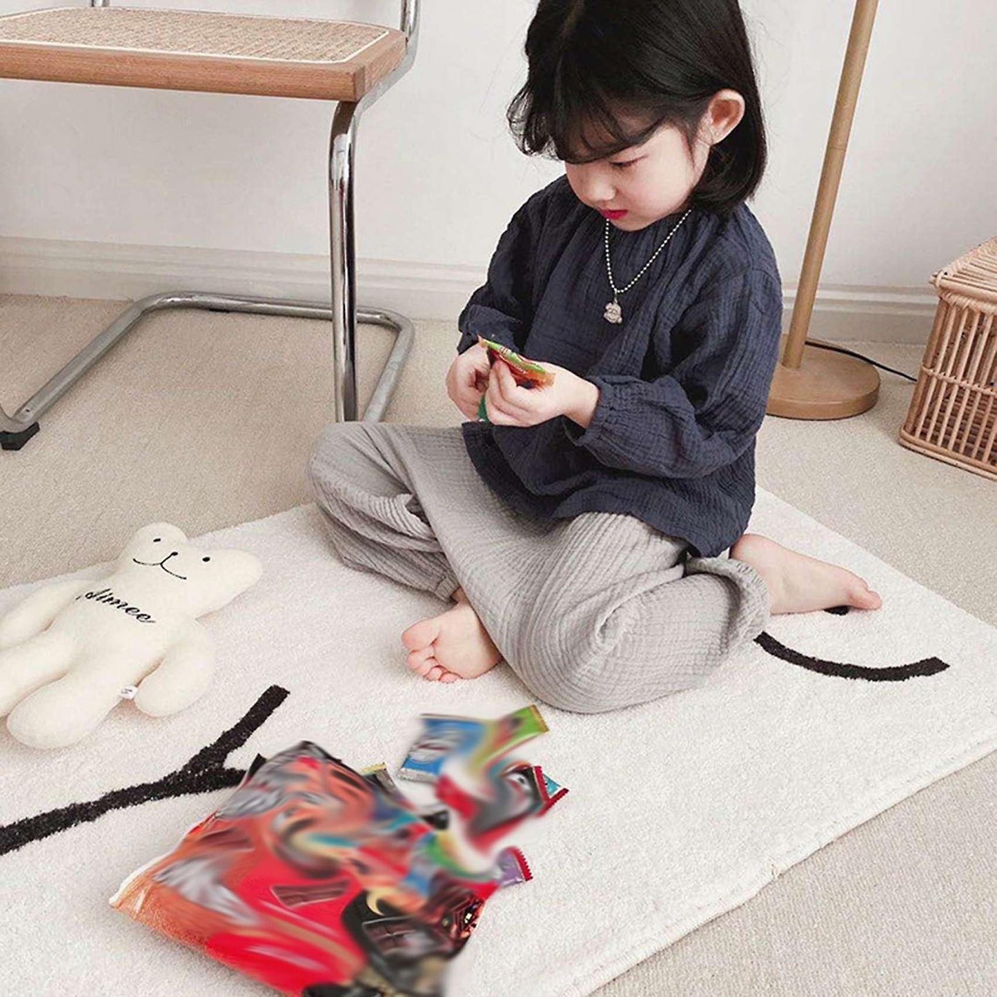 Carpets Rugs for Home Floor Stair Sexy Body Pattern Non-slip Mat (a)