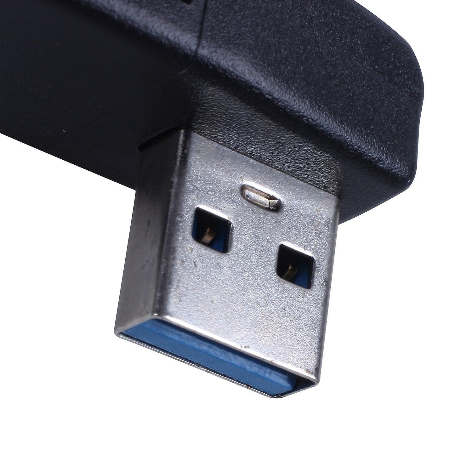 Right Angle Usb 3.0 A Male to Female M/f Plug Adapter Connector Black