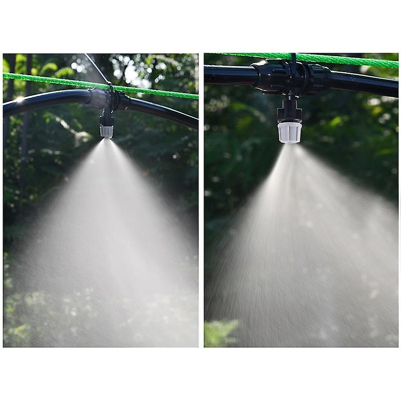 50x Spray Water Fog Misting Nozzle Cooling System Greenhouse Plants