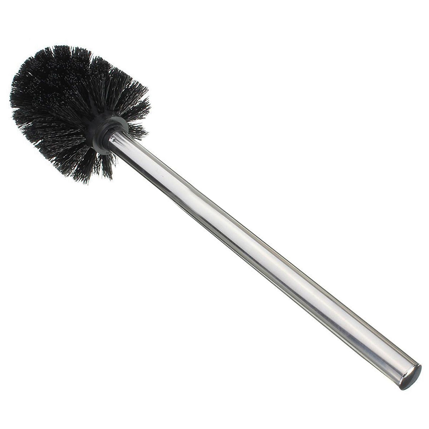 Stainless Steel Wc Bathroom Cleaning Toilet Brush Black Head