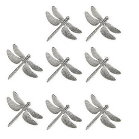 Silver Napkin Rings Set 8 for Wedding Holiday, Dinner Party Occasion