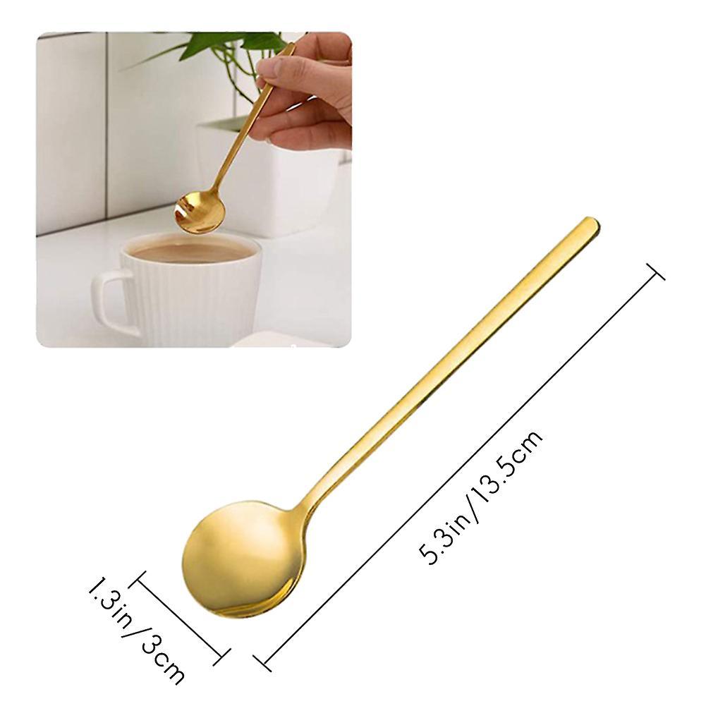 Stainless Steel 10 Pcs Espresso Spoons Teaspoons for Coffee Sugar