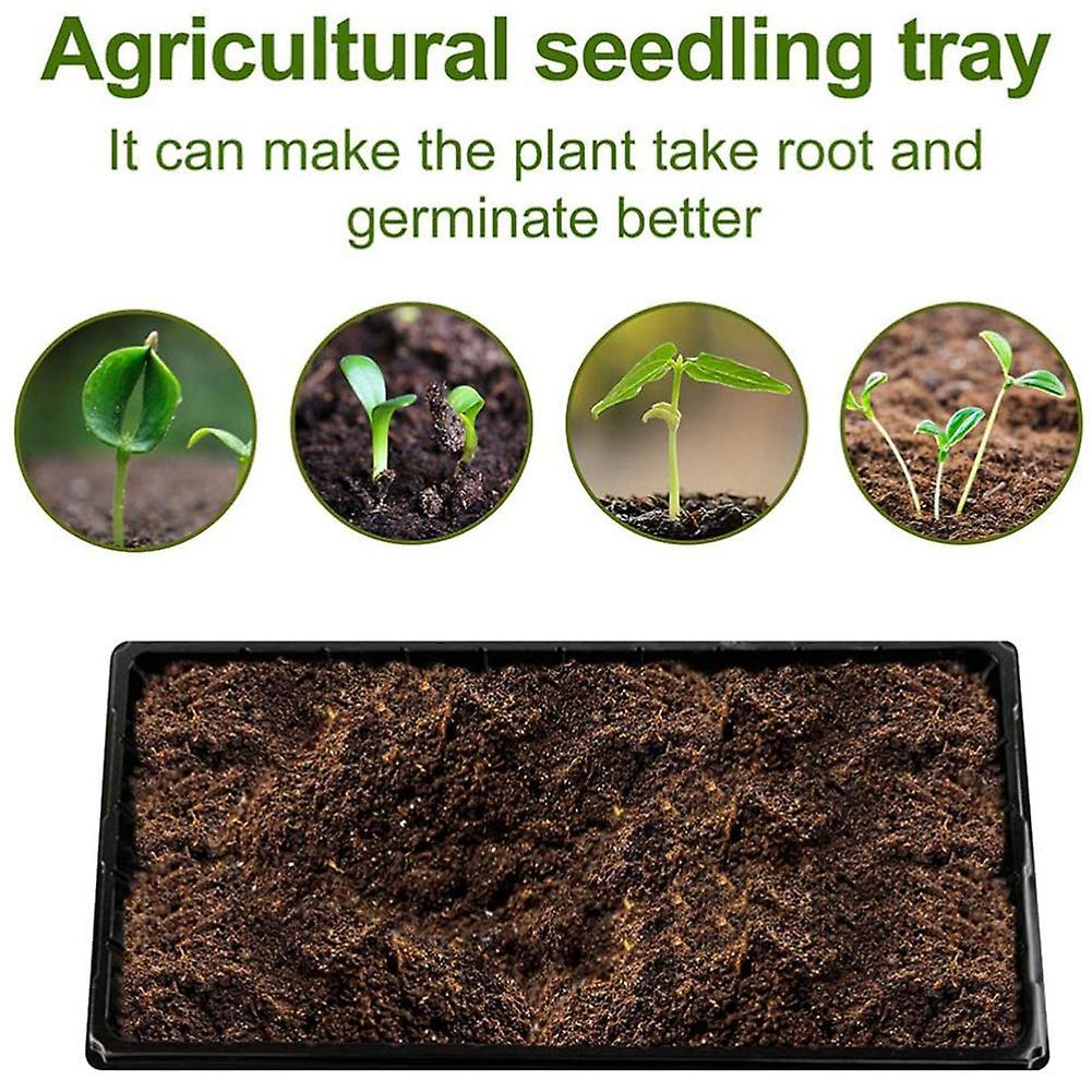 4pcs Trays Seedling Starter Tray Humidity Adjustable Plant Kit