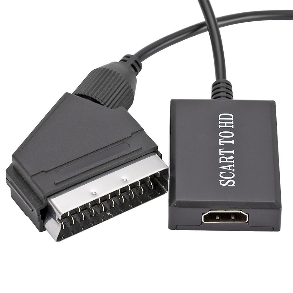 1080p Scart to Hd Audio and Video Cable Box Adapter Video Conversion