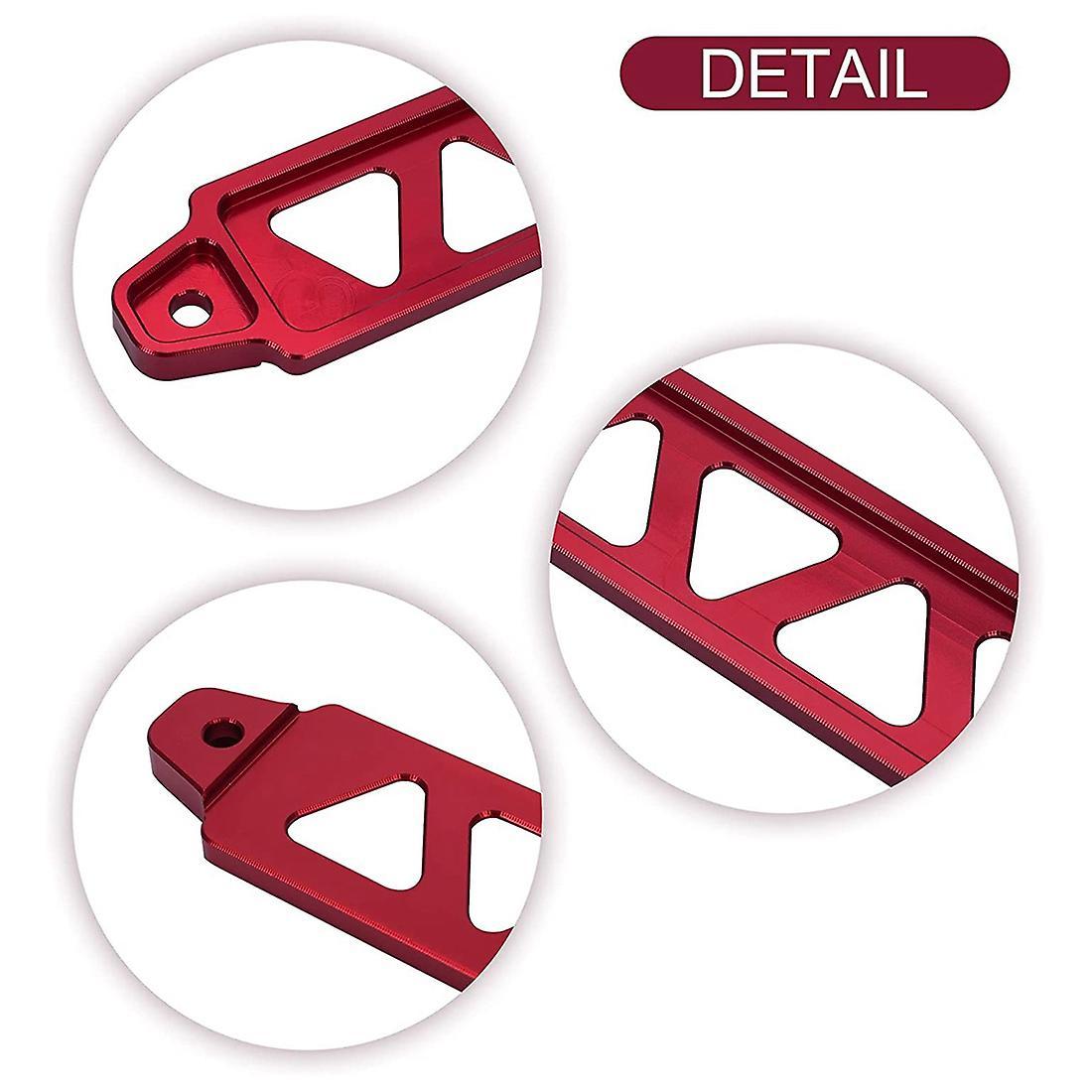 Battery Tie Down Bracket Accessories for Honda Civic Acura,red