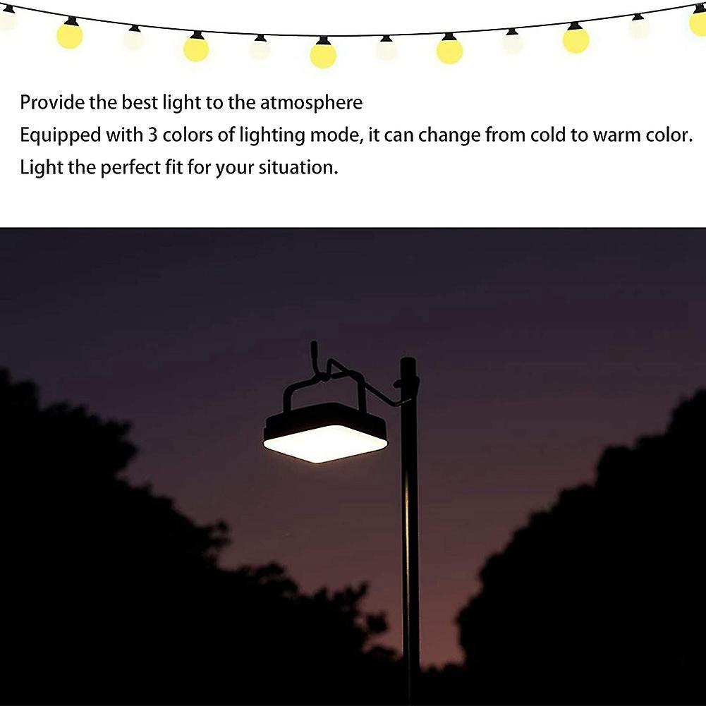 2x Waterproof Led 13500mah Camping Light, with Power Bank Function