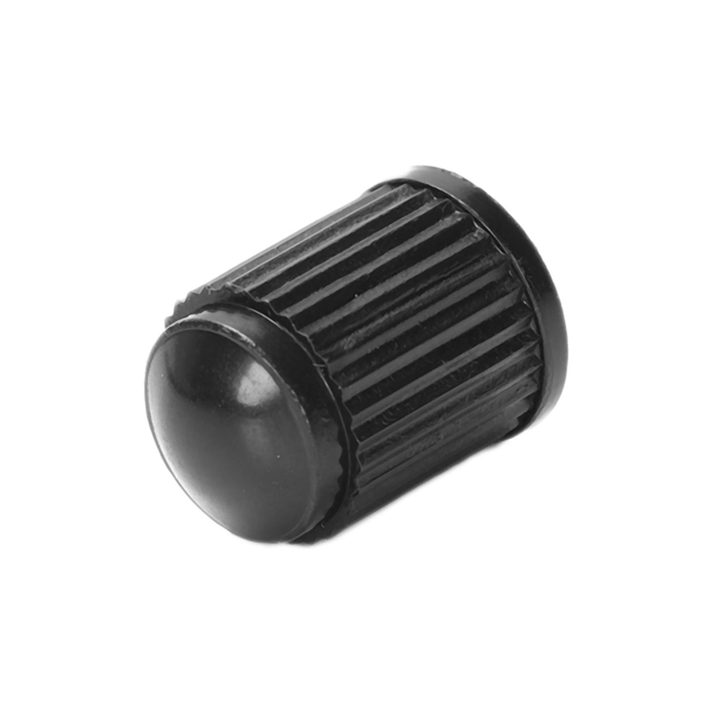 Set Of 100 - Black Plastic Replacement Valve Caps