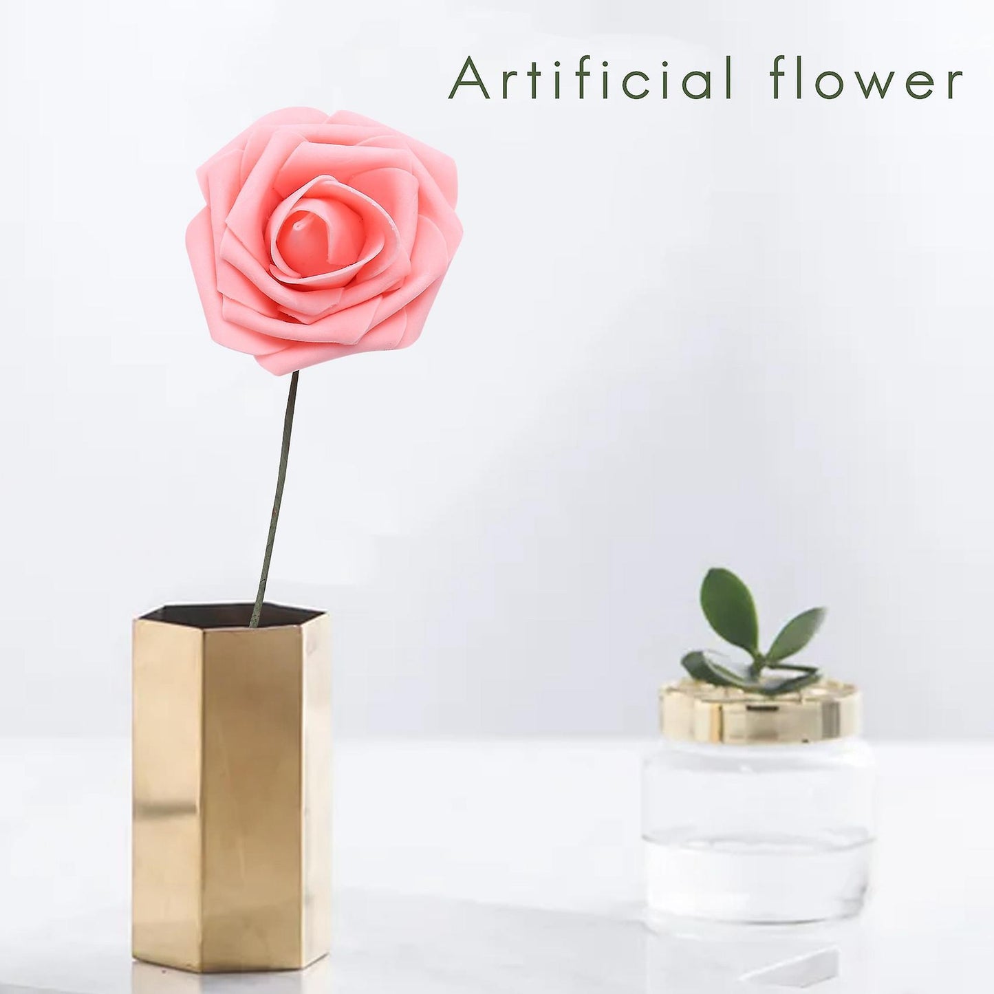 20pcs Artificial Flower Wedding Bouquet Party Decoration Light Pink