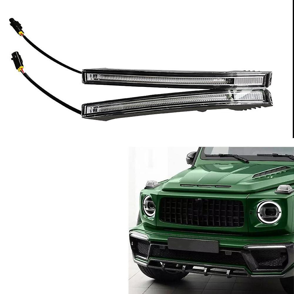 1 Pair Led Drl Fog Light for Benz G Class W464 G500 2019-2021 Lamp