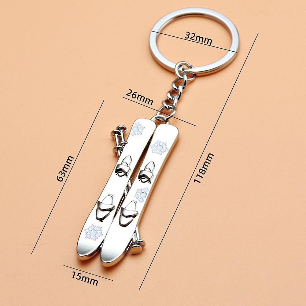 5 Pack Snowboarder Gift 3d Snowboard Keychain Snowboarding Keychain