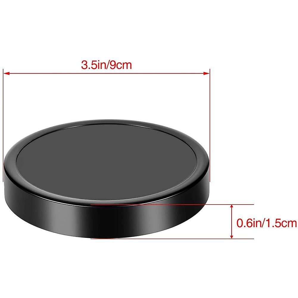 6 Pack Replacement Black Plastic Stay Fresh Lid Parts with 16oz Cup