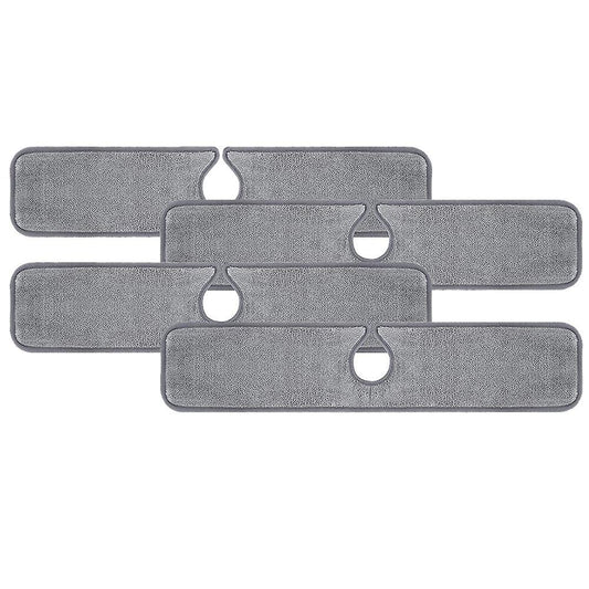 Sink Splash Guard, Faucet Absorbent Mat for Kitchen, Dish Drying Mat