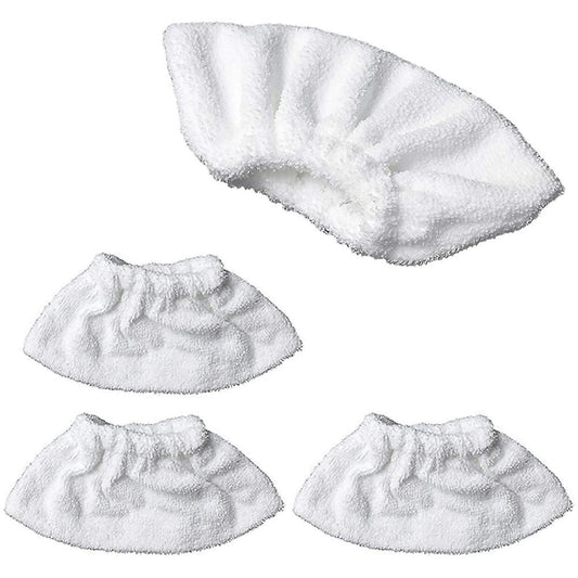 4 Pcs Microfiber Cover Set for Hand Nozzle Karcher Steam Cleaner