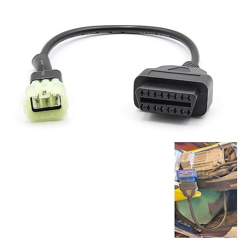 6 Pin to 16 Pin Adapter Obd2 Engine Fault Cable for Ktm 1190 690
