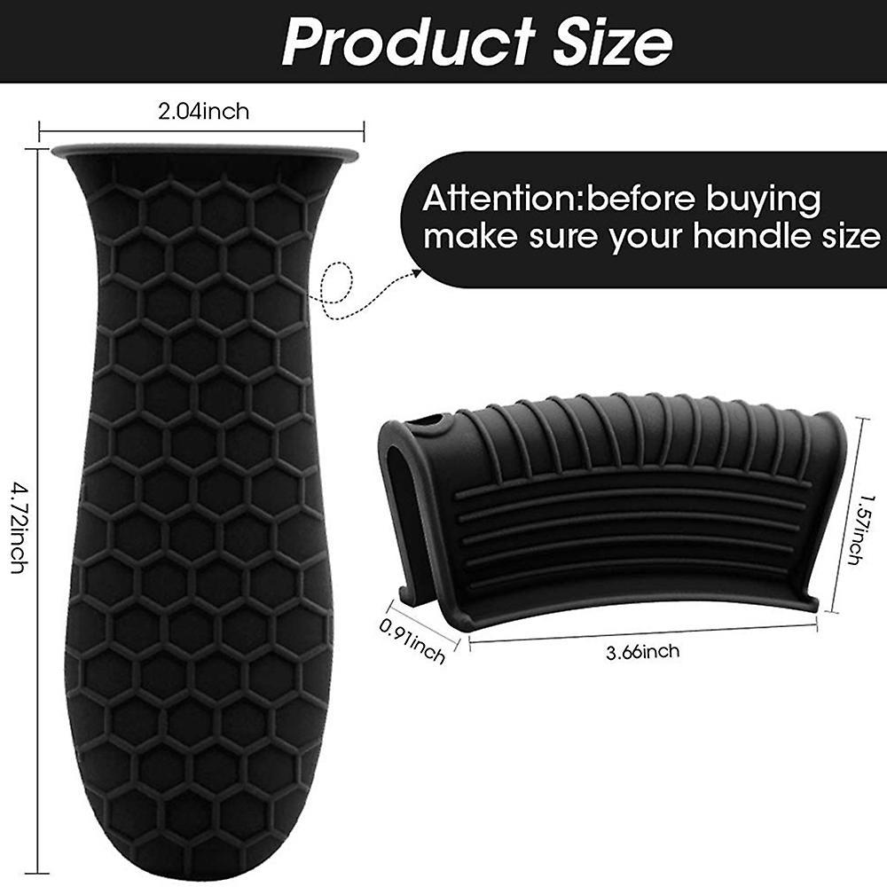 Hot Handle Holder Cover Set Assist Pan Handle Sleeve Potholders