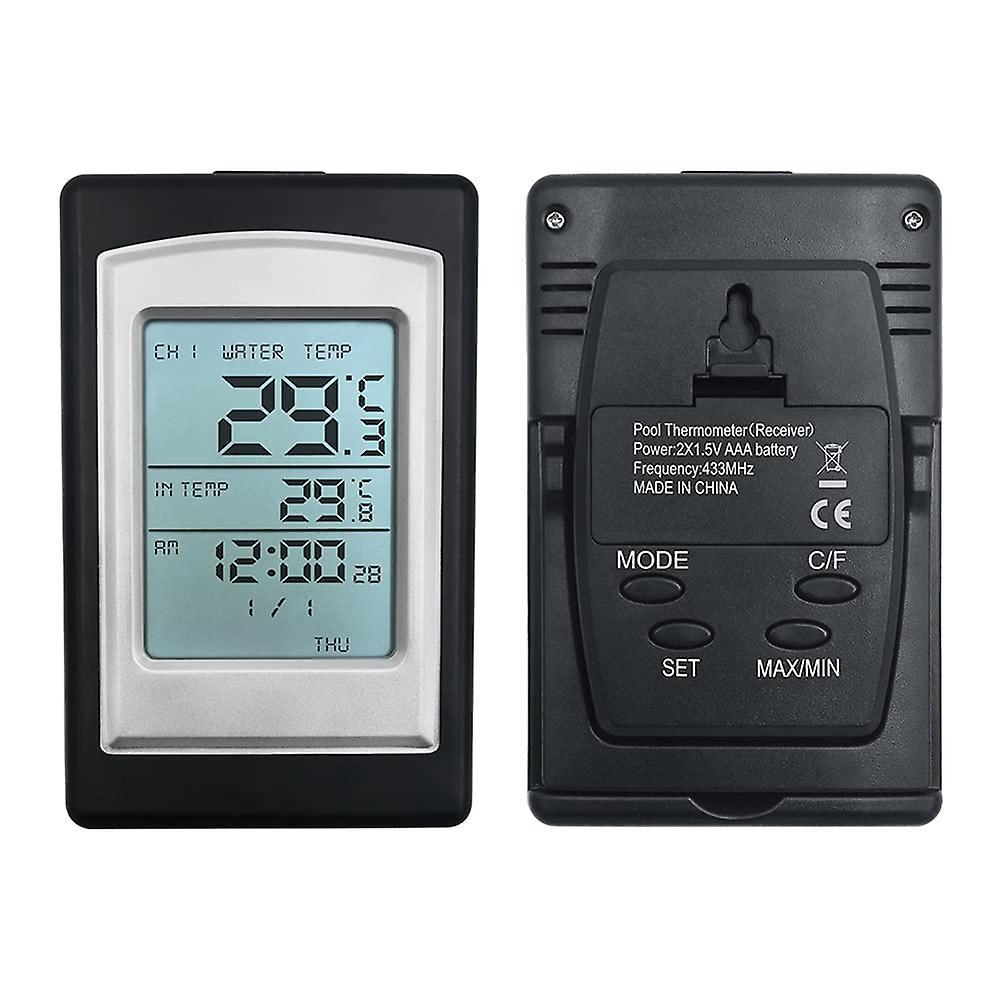 Pool Thermometer, Wireless Floating Easy Read, for Swimming Pool