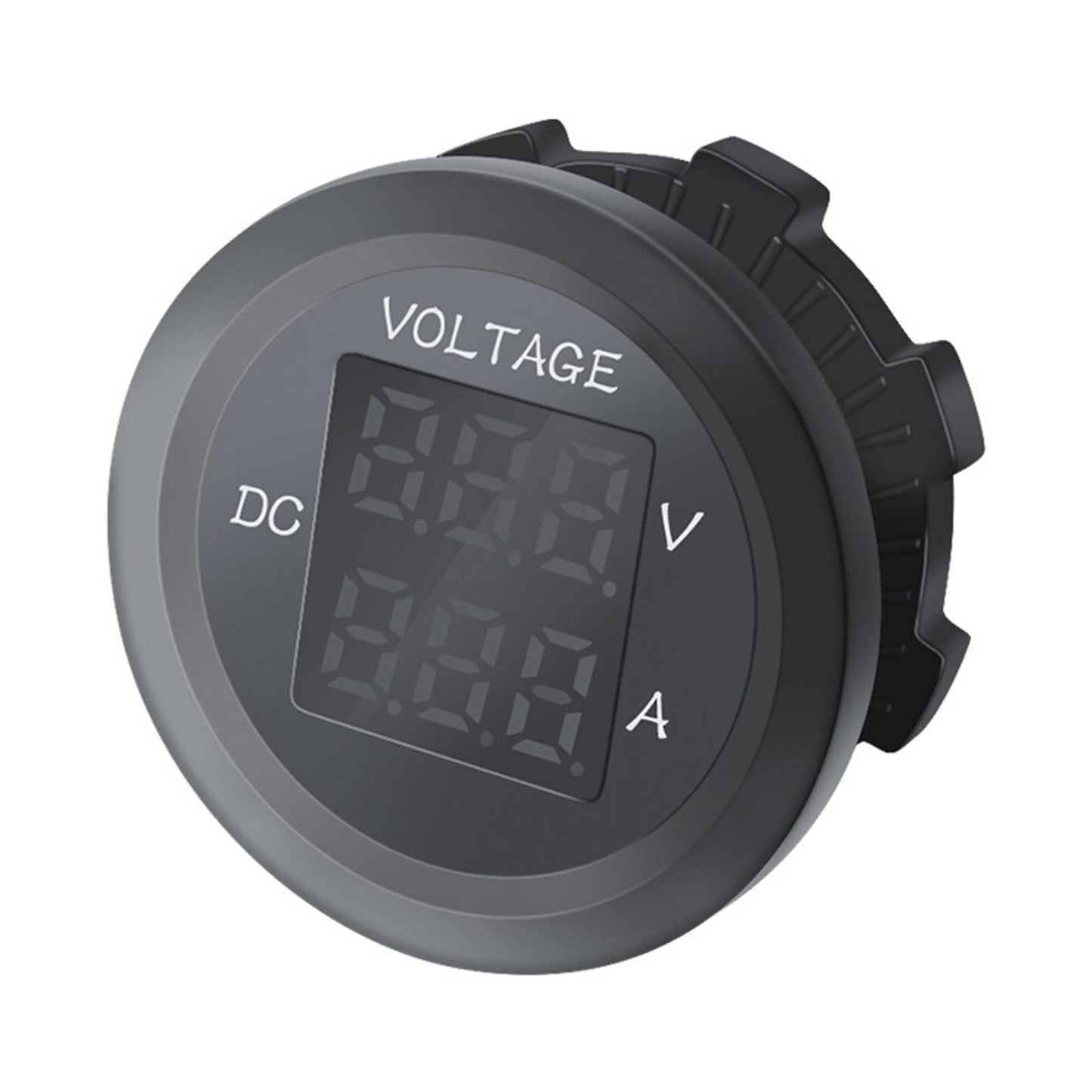 Car Led Digital Voltmeter Dc 12v/24v Led Dual Voltmeter Ammeter Green