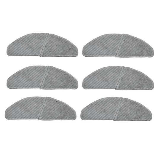 6pcs Mop Cloth for Midea S8+/ M7pro Robot Vacuum Accessories
