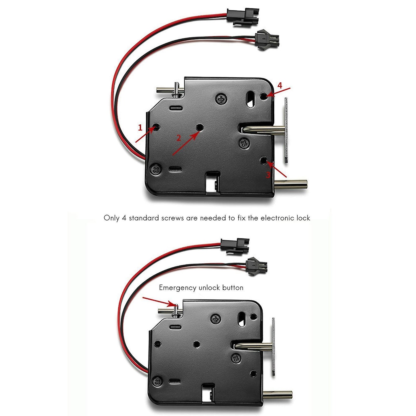 12v 2a Intelligent Electronic Control Electromagnetic Lock, Locker