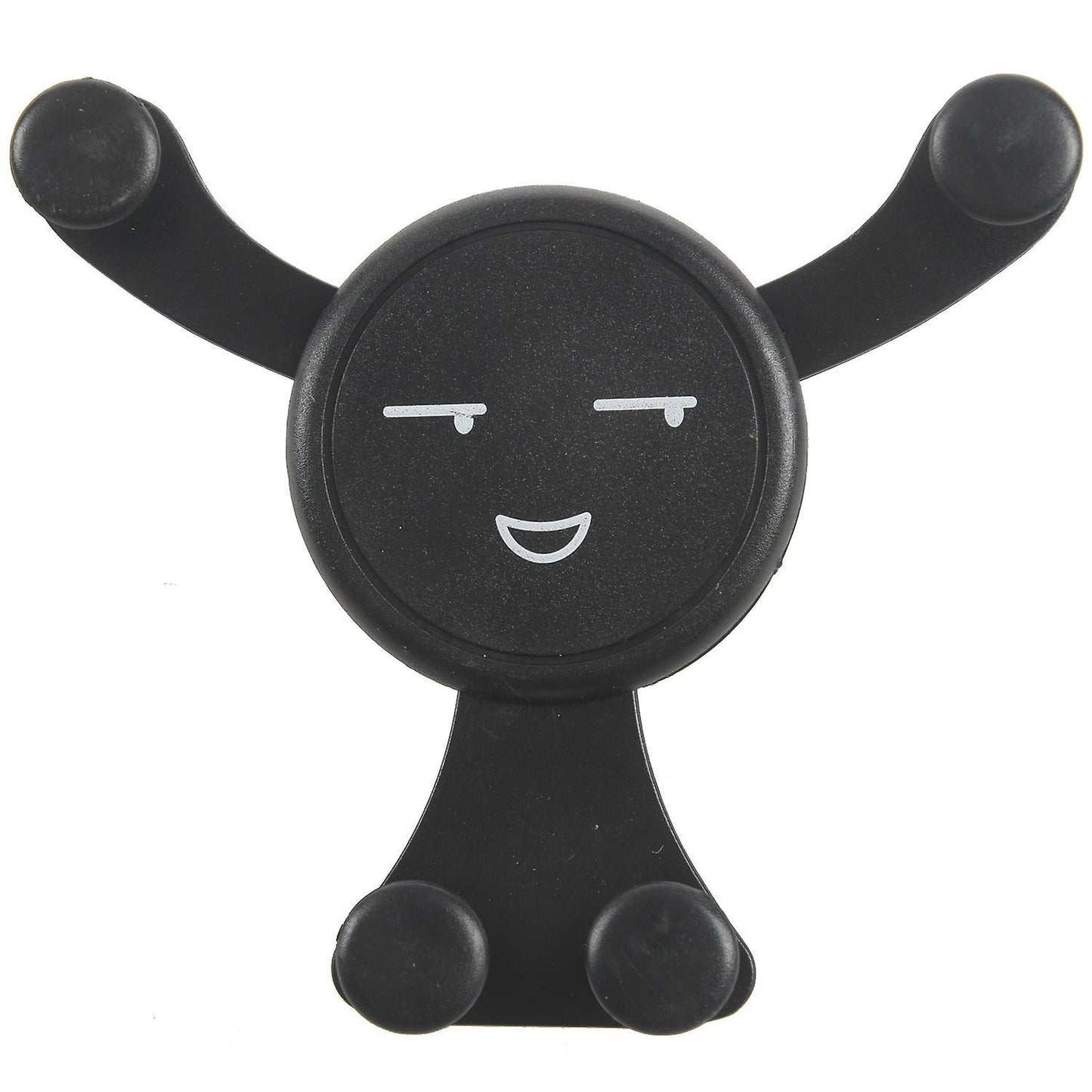 Car Smartphone Stand Air Vent Holder No Magnetic Phone Holder Black