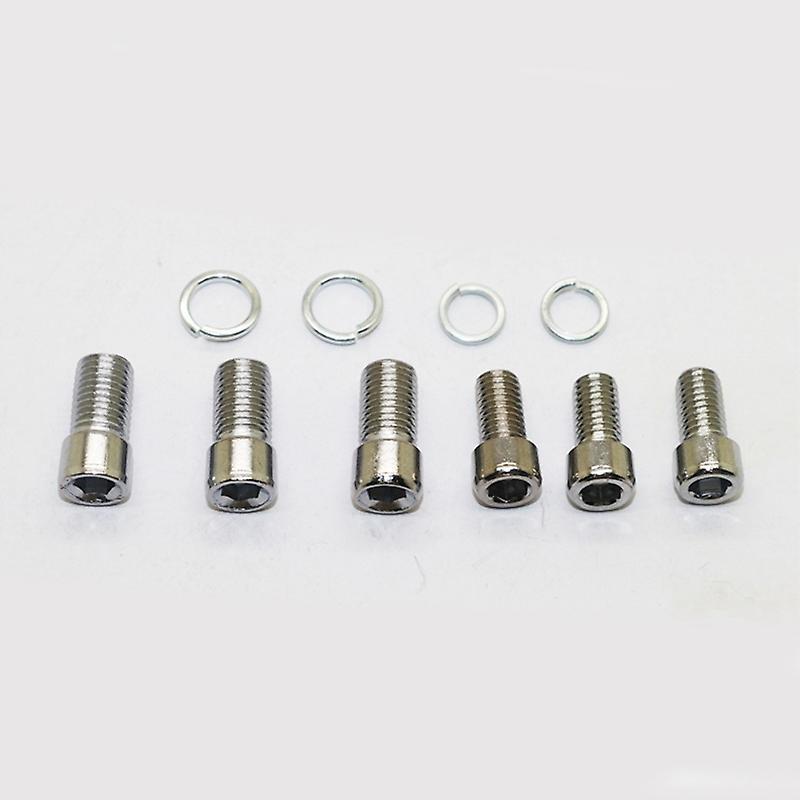 Pair Motorcycle Mirror Extender Risers Universal Adapter M10 Black